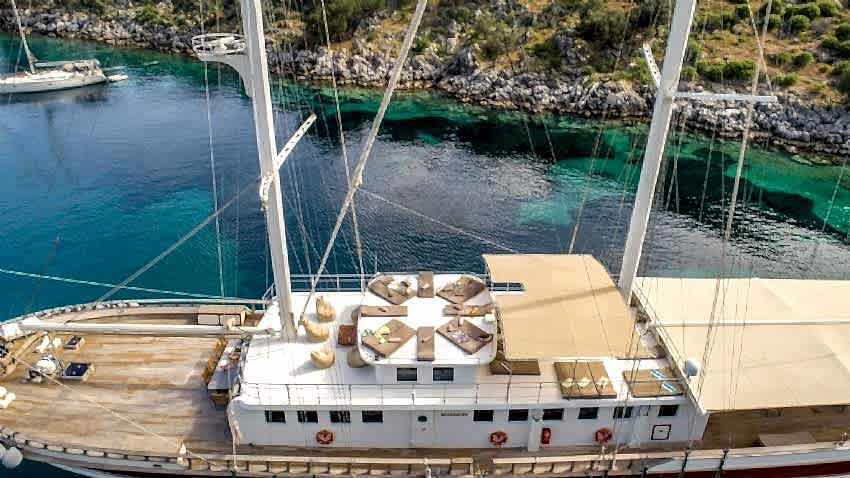 Gulet TERSANE 8 Teknesi Dış Görünüm